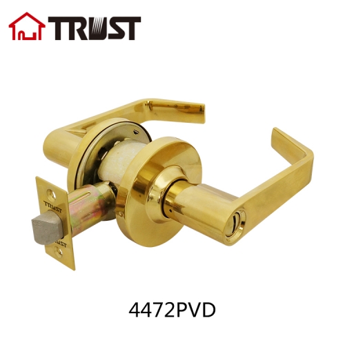TRUST 4472PVD-BK ANSI Grade 2 Privacy Function PVD Finish Commercial Door lock