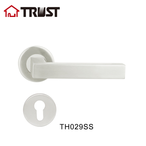 TRUST TH029 Stainless Steel Lever Handle Front Door Entry Handle Lockset