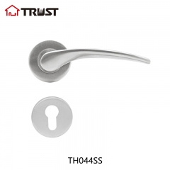 TRUST TH044-SS Stainless Steel Lever Handle Front Door Entry Handle Lockset
