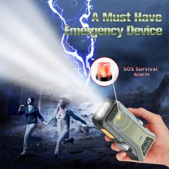 EMERGENCY WEATHER RADIO HAND CRANK SOLAR FM/AM/NOAA 1.5W WIND UP FLASHLIGHT 4000MAH PORTABLE CELL PHONE CHARGER WITH SOS ALAR