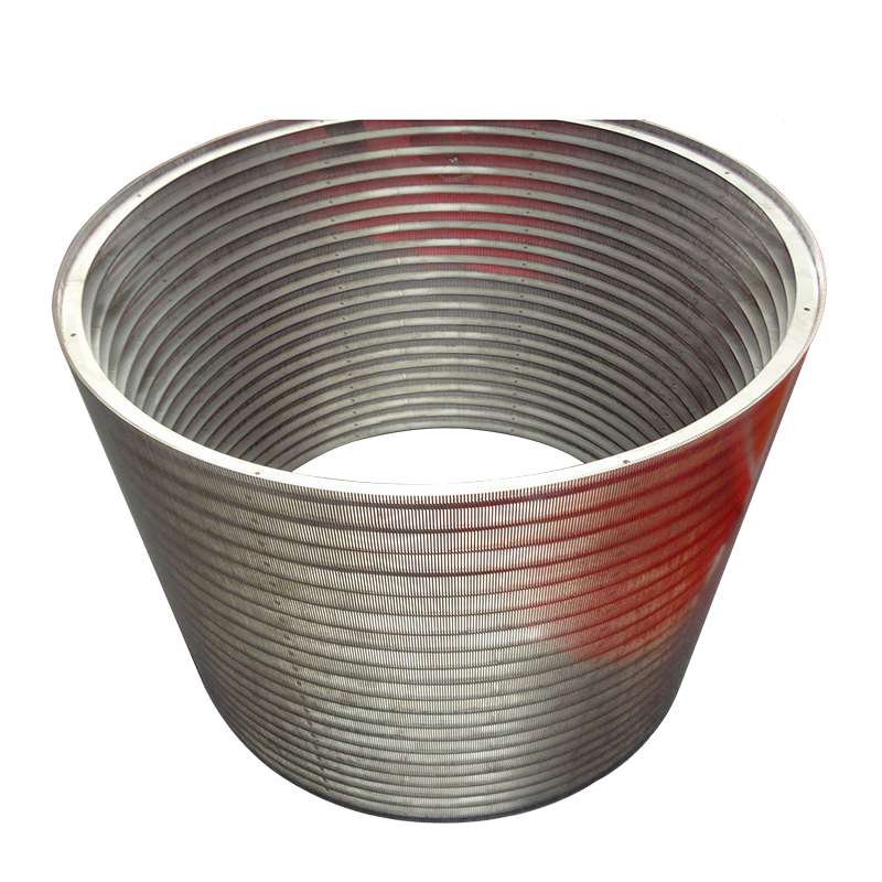 wedge wire basket for coal mining