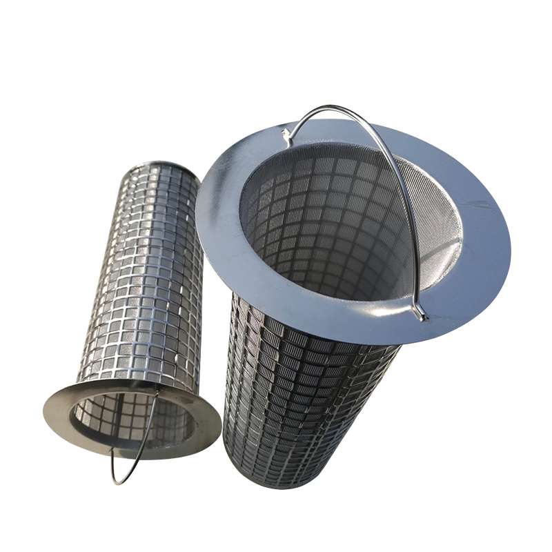 stainless steel Basket Wire Mesh Filter