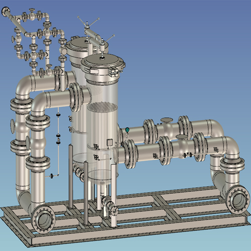 Industrial Filter Skid filtration system-Ensure feedstock purity and system efficiency