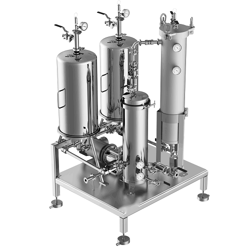 Skid-mounted filtration filters