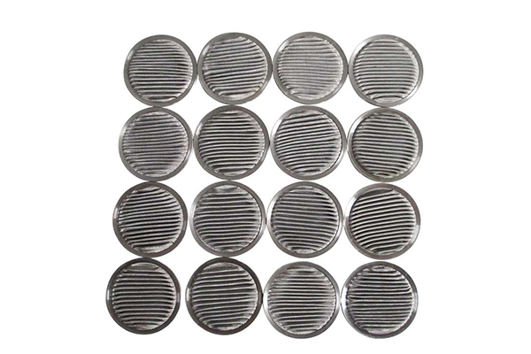sintered pleated filter disc for petrochemical industries