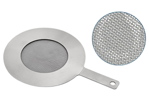 temporary flat strainer