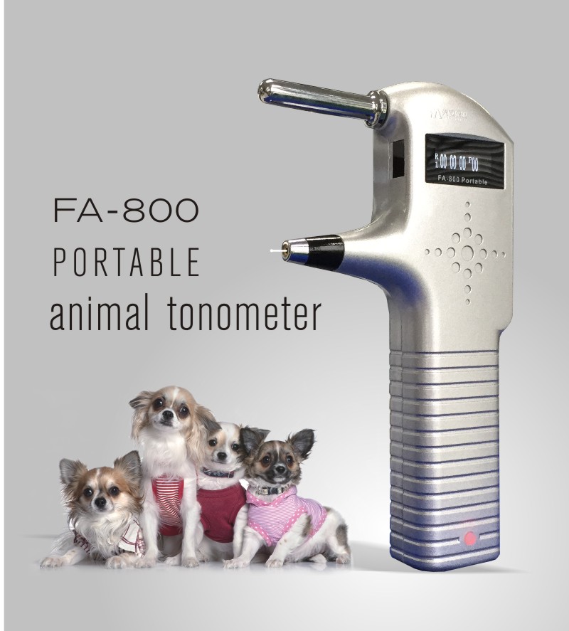 China high quality Ophthalmic FA800VET portable animals Tonometer Pet Hospital Dog Cat use Veterinary Tonometer