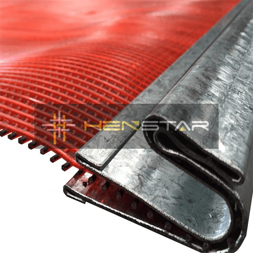 Tensioned polyurethane screen mesh