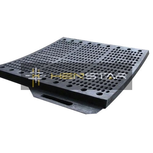 Rubber modular trommel screen