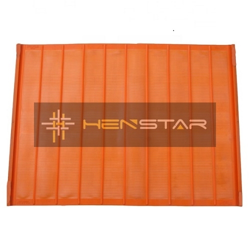 Tensioned polyurethane fine screen mesh