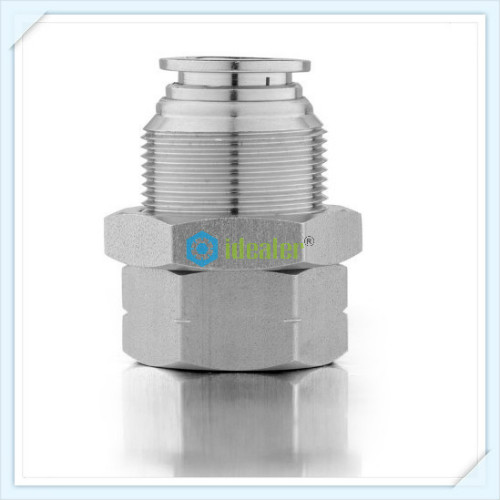 SS316L Bulkhead Female Straight Connector -SSPMF