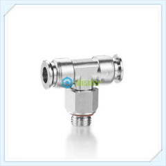SS316L Male Tee Connector -SSPT