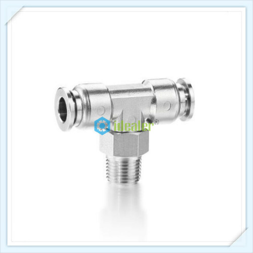 SS316L Male Tee Connector -SSPT