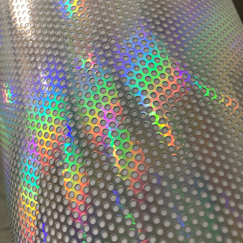 Printable holographic one way vision