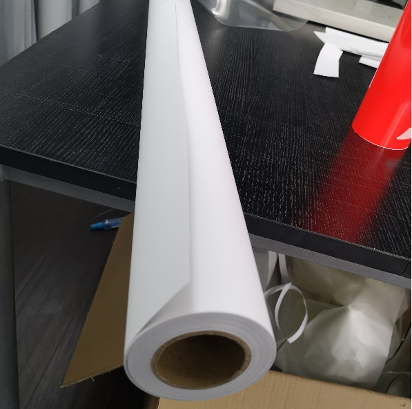 Polyester film for printing