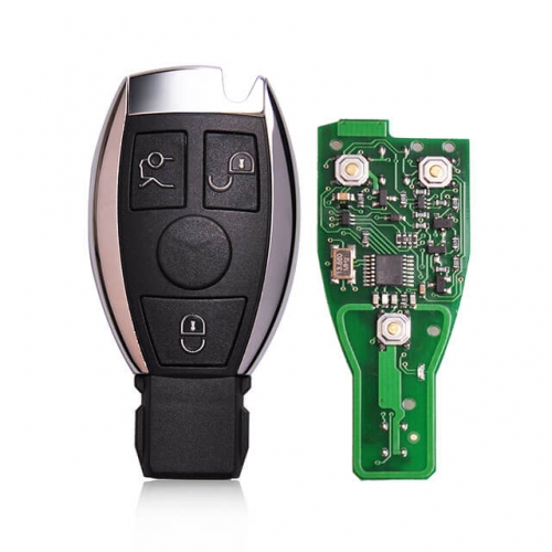 Mercedes Benz NEC Silver Remote Smart Key Fob 3 Btn 315MHz/ 433MHz