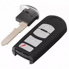 3+1 Button FSK315 MHz Smart Remote Key (CAR) 49 Chip MAZ24R FCC ID: WAZSKE13D-01 for 2014-2018 Maz*da 3 2016-2018 CX-3 2012-2018 Maz*da 5 (Mitsubishi System )