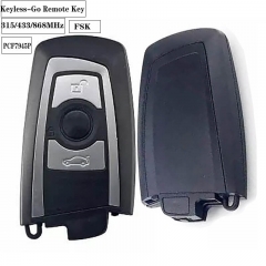 (After Market) 3button FSK 315/433/868MHz Keyless-Go Remote PCF7945P For BM*W CAS4 F 7series
