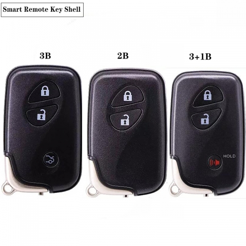 2/3/3+1 Button Smart Remote Key Shell For Toyot*a / Lex*us( With Emergency Key TOY48 )