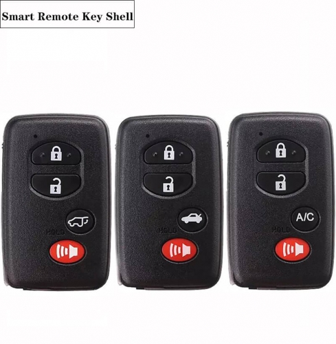 3+1 Button Smart Remote Shell TOY48 For Toyot*a Camry