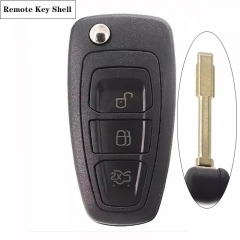 3 Button Folding Remote Key Shell FO21 For Ford