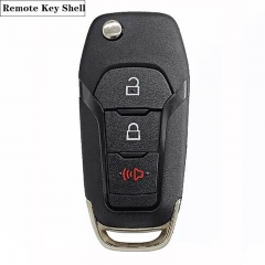 2+1button Folding Remote Shell HU101 For Ford