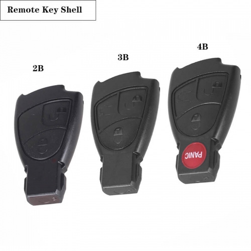 2/3/3+1 BTN Remote Key Shell For Mercedes Ben*z B C E ML S CLK CL