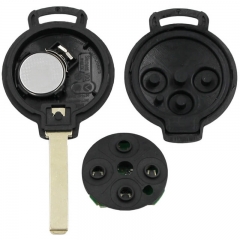 3 Buttons Smart Remote Key 315/433Mhz with ID46 (7941 ) Chip, CR2016 Battery for MB Smart-451 2007-2013