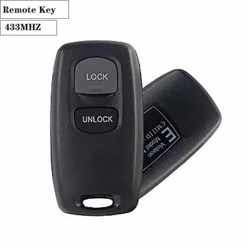 2 Button Remote Key 433MHZ For Maz*da M6