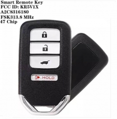 (SUV) 3+1 Button Smart Remote Key FSK313.8 MHz 47 Chip HON66 / A2C8316180 / FCC ID: KR5V1X 2014-2019 For Hond*a