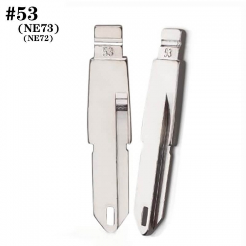 #53 Uncut Key Blade NE72/NE73 For Peugeo*t 206 306 405 For Citroe*n C2 C5 Picasso