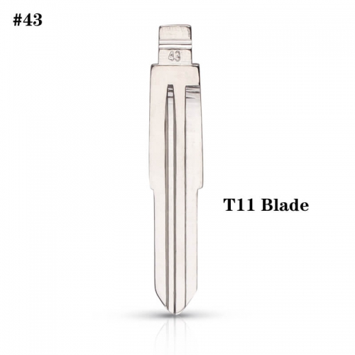 #43 (T11) Uncut Key Blade For Cher*y E5