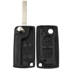 Modified Flip Remote Key Shell 2 Button VA2 Blade For CITROE*N C2 C3 C4 C5 C6 C8 without groove blade no battery holder