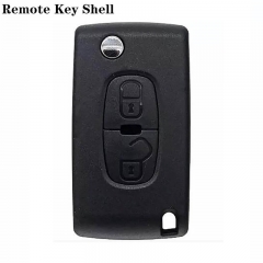 2button Folding Remote Shell MIT11R For Peugeo*t 4008