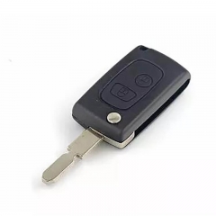 Folding Flip Remote Key Shell 2 Button NE78 For Peogueo*t 406 