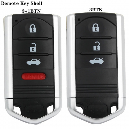 3/4 buttons Smart Remote Key Shell For Acur*a TL ILX ZDX RDX 