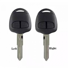 2Button Remote Key Shell Right / Left Side Blade For Mitsubish*i