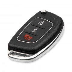 3 Button Filp Car Remote Key For Hyunda*i HB20 IX35 I45 SANTA FE Accent I40 I20 HY15 / HY20 / TOY40 / Left / Right Blade
