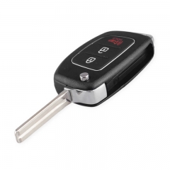 3 Button Filp Car Remote Key For Hyunda*i HB20 IX35 I45 SANTA FE Accent I40 I20 HY15 / HY20 / TOY40 / Left / Right Blade