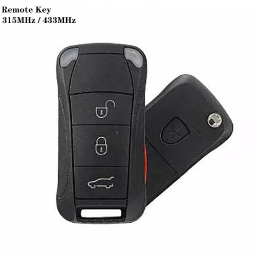 3+1 Button Remote Control Key 315MHz / 433MHZ For Posrch*e Cayenne Year 2004-2010
