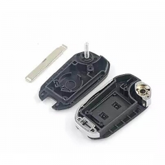 Modified Flip Remote Key Shell 2 Button HU43/HU100/YM28/HU43 Blade For Ope*l