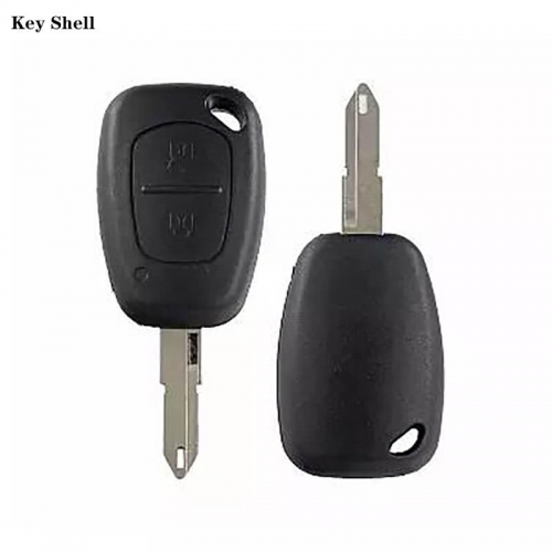 2 Button Remote Key Shell NE72 For Renaul*t 