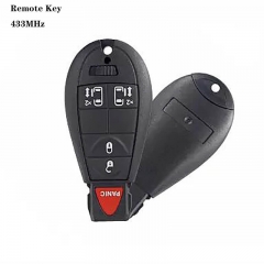 #8 Remote Key 4+1 Buttons 433MHz For Chrysle*r Cherokee 