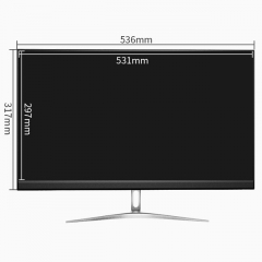 24-inch curved / widescreen desktop computer monitor