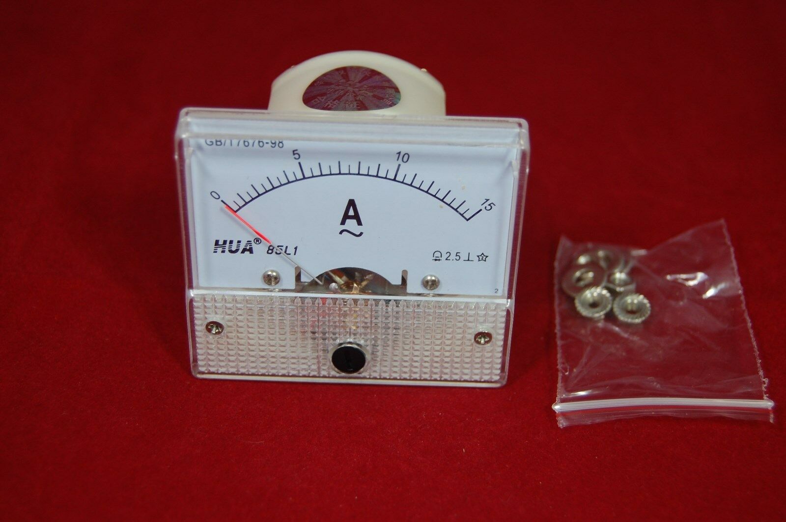 AC 15A Analog Ammeter Panel AMP Current Meter 85C1 0-15A AC directly connected