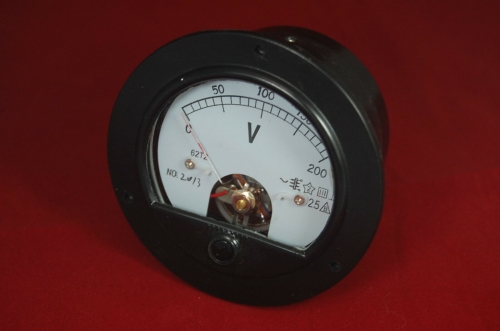 AC 0-200V Round Analog Voltmeter Voltage Panel Meter Dia. 90mm  directly Connect