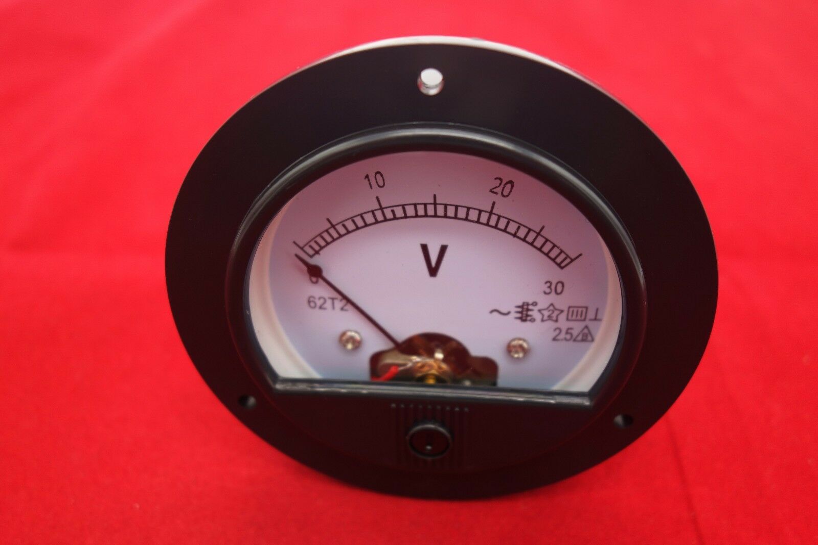 AC 0-30V Round Analog Voltmeter Voltage Panel Meter Dia. 90mm directly Connect