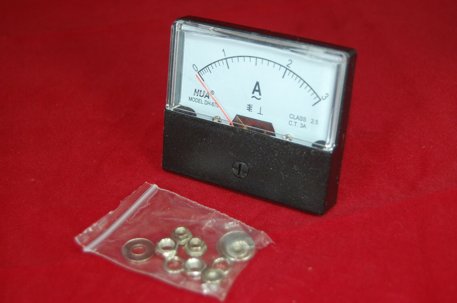 AC 3A Analog Ammeter Panel AMP Current Meter AC 0-3A 60*70MM directly Connect
