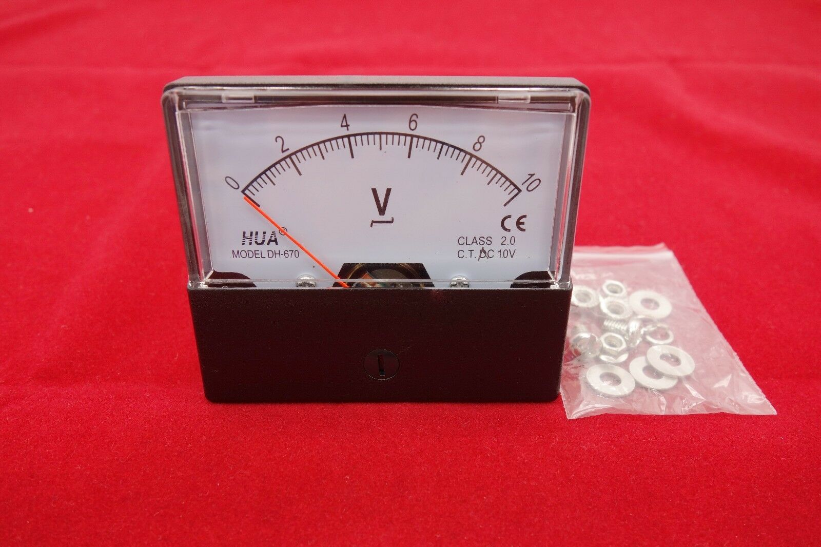 AC 0- 10V Analog Voltmeter Analogue Voltage Panel Meter 60*70MM directly Connect