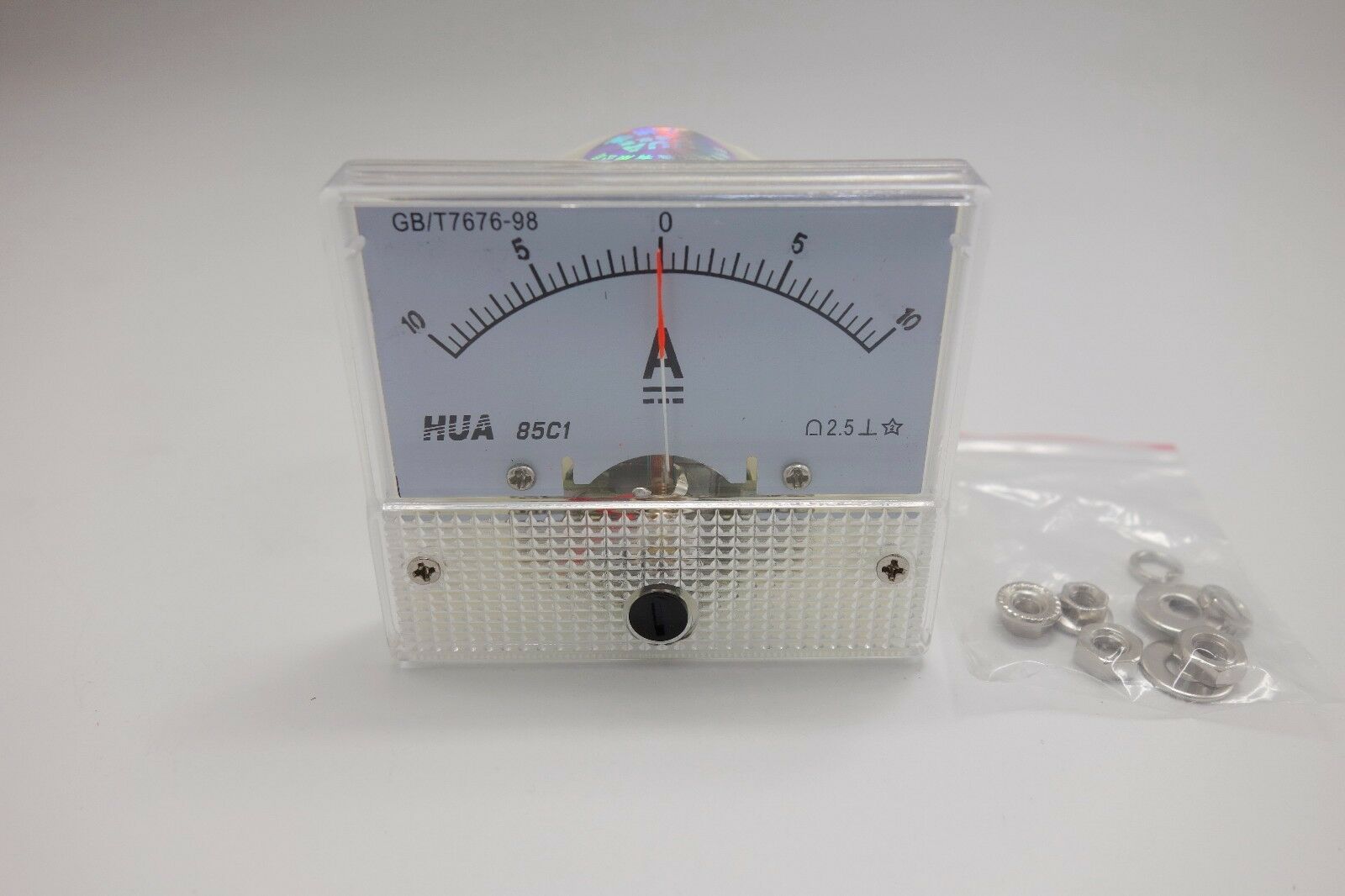1PC DC Minus Zero Plus -10A-+10A Analog 85C1 Analogue Ammeter AMP Panel meter